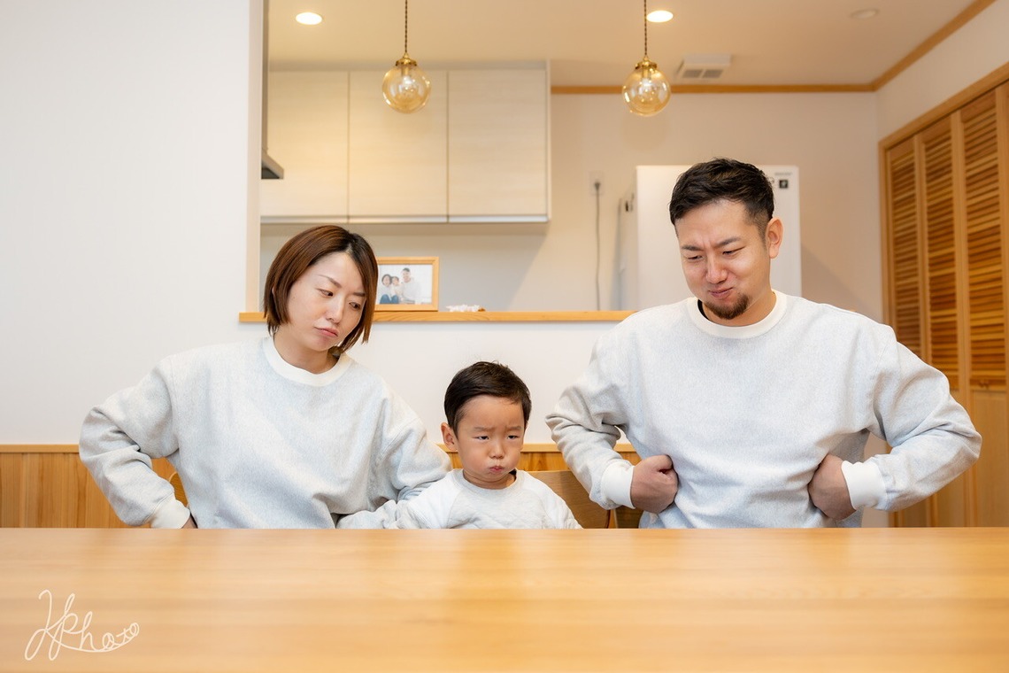 大森光太郎・K-PHOTOが出張撮影した家族写真(キッズ,ベビーフォト)などが写った「家族写真撮影」の家族写真