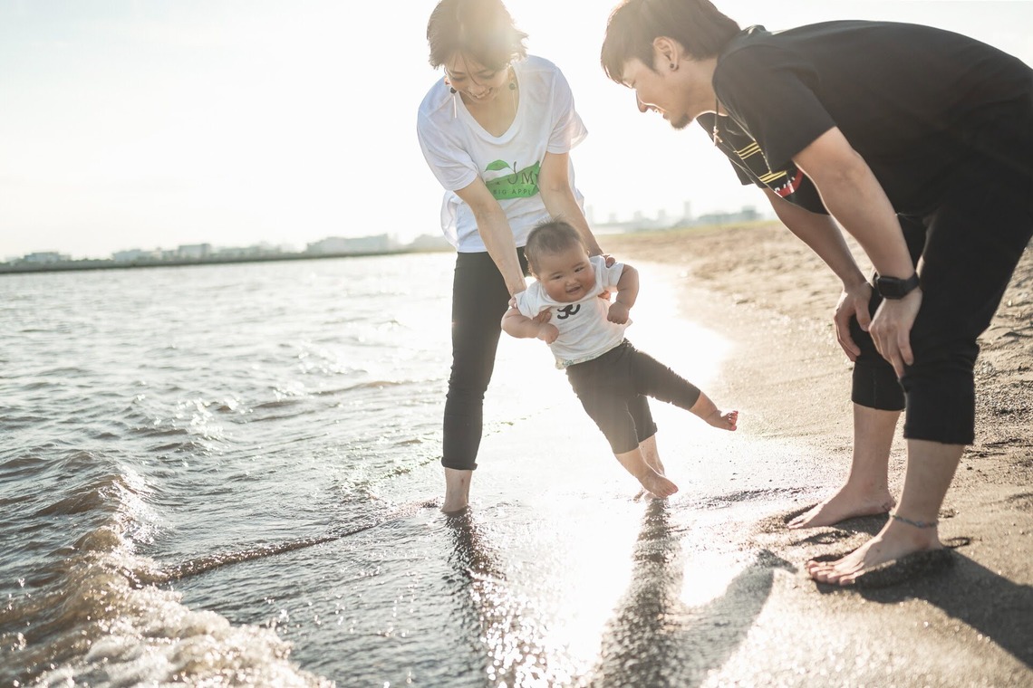 Grassvalley.incが出張撮影した家族写真(キッズ,ベビーフォト)などが写った「家族写真コレクション」の家族写真