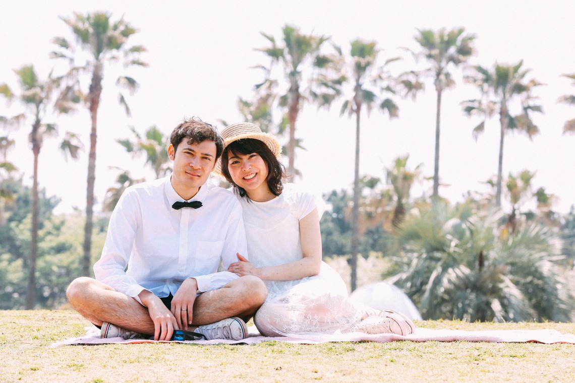 出張撮影HUG TIMEが撮影した「湘南・鎌倉カジュアルウエディングフォト」の写真