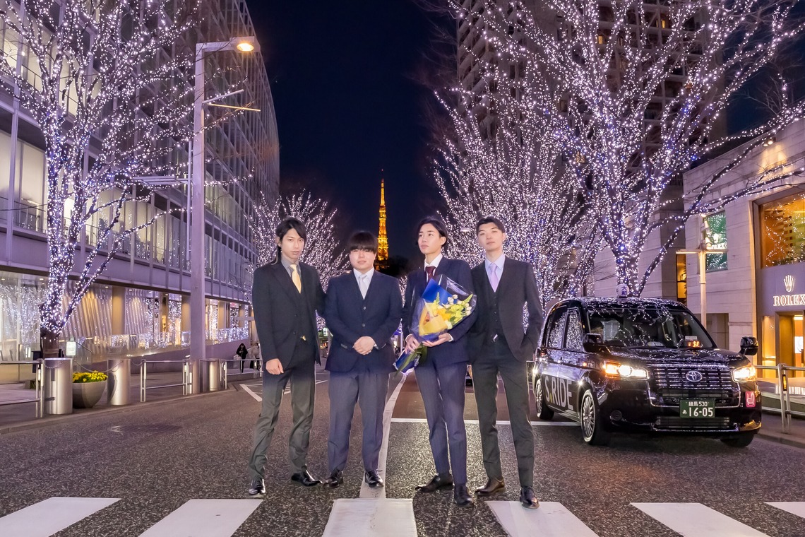 フォトスタジオENOが出張撮影した家族写真(キッズ,ベビーフォト)などが写った「成人式」の家族写真