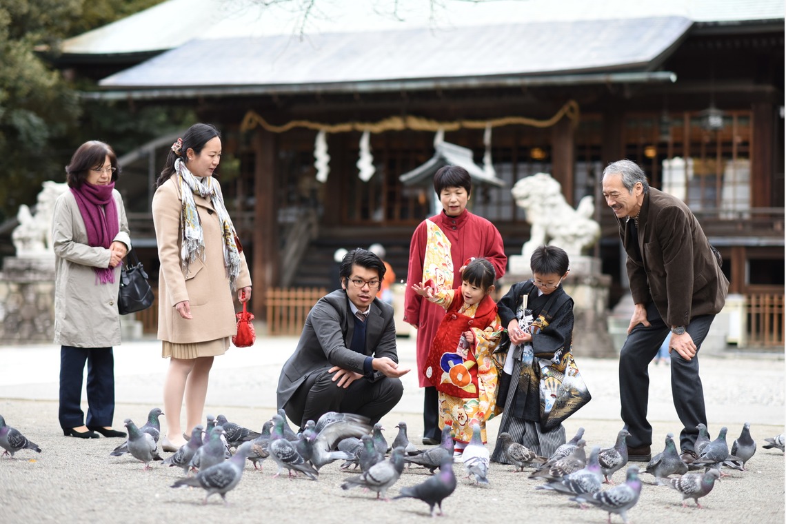 青木淳が撮影した「「七五三撮影／二荒山神社」」の写真