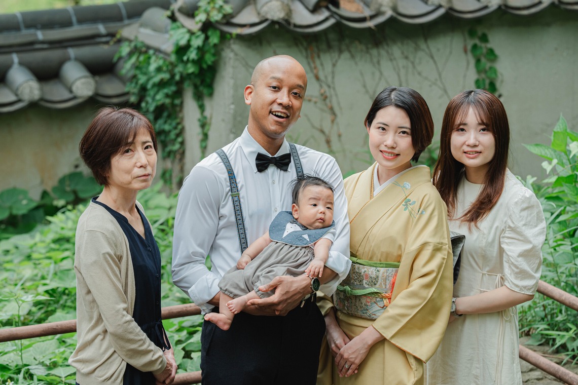 玉城　肇が出張撮影した家族写真(キッズ,ベビーフォト)などが写った「＃」の家族写真