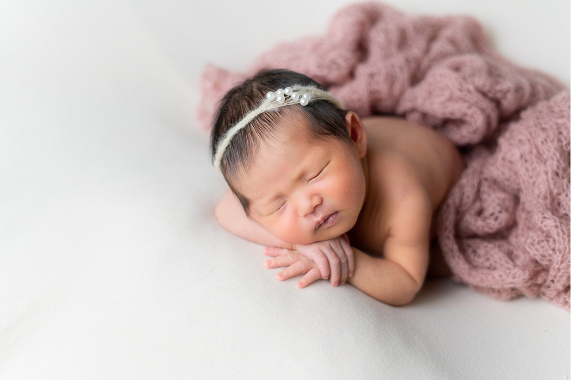 スタジオアルパルカが撮影した「ニューボーンフォト」の写真