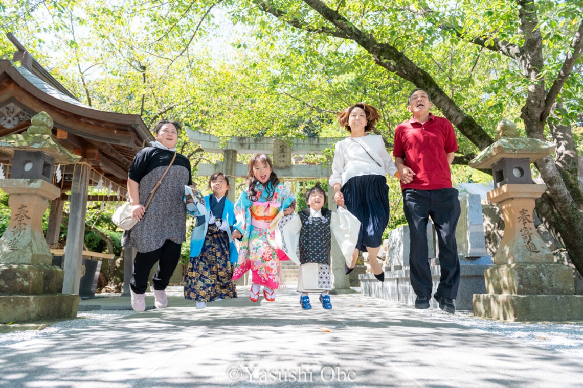 写真屋ごんちゃんが出張撮影した家族写真(キッズ,ベビーフォト)などが写った「ポートレート」の家族写真