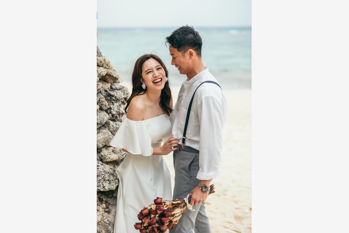 ポートレート沖縄が撮影した「ビーチフォトウエディング」の写真