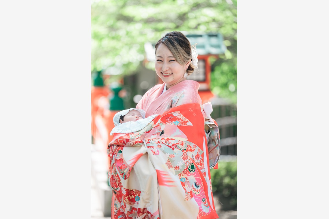 岩水悠が撮影した「お宮参り」の写真