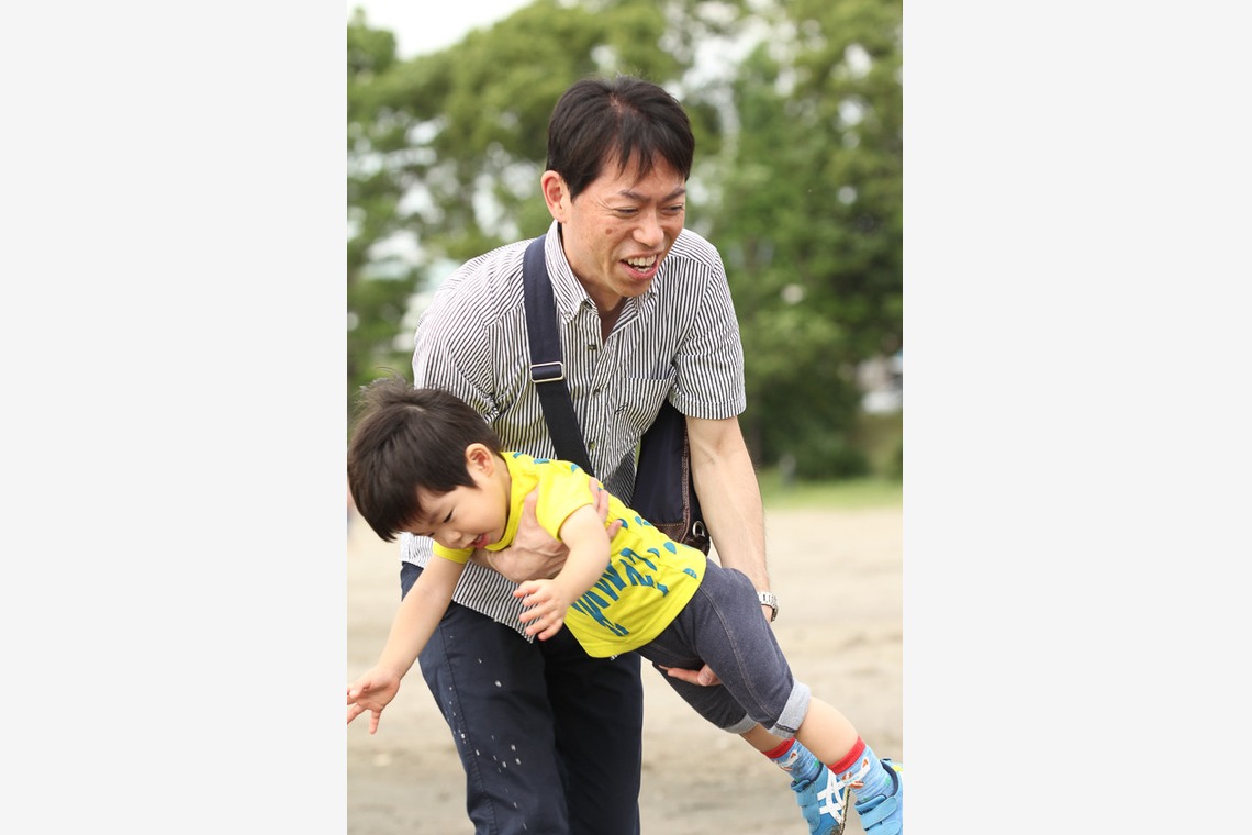 今井写真事務所　今井　良が撮影した「お台場での家族撮影」の写真