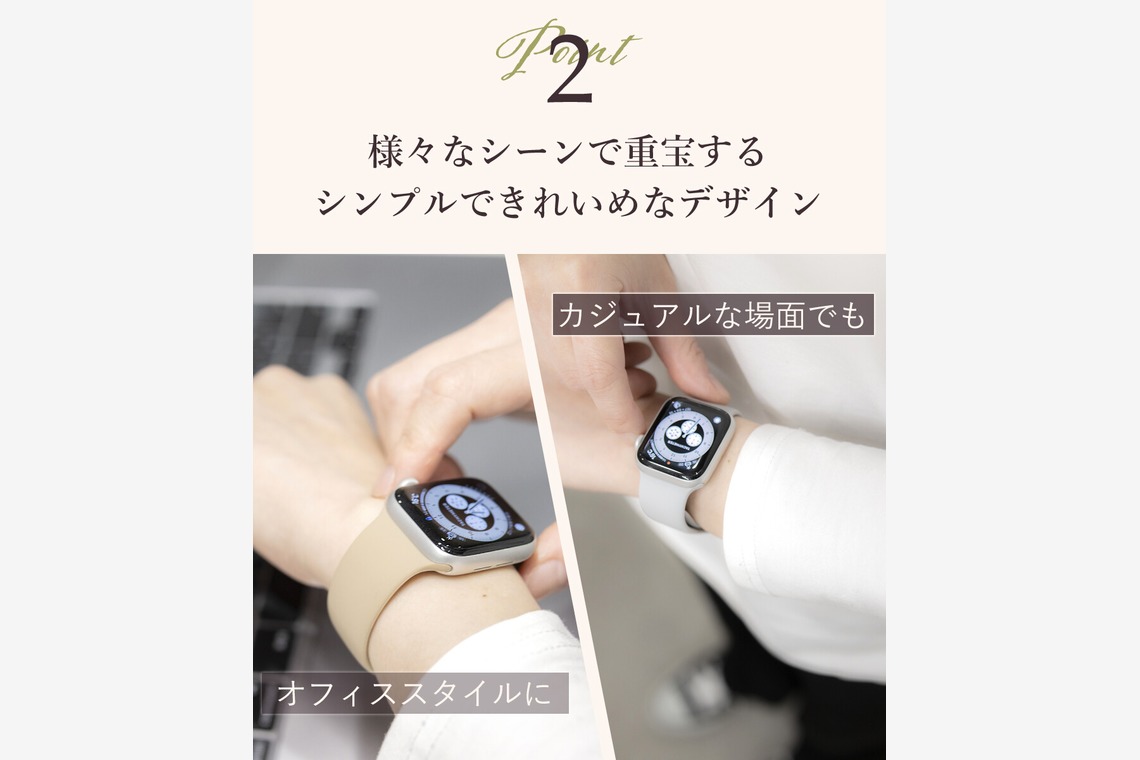 One-axeが撮影した「シリコン アップルウォッチベルト」の写真