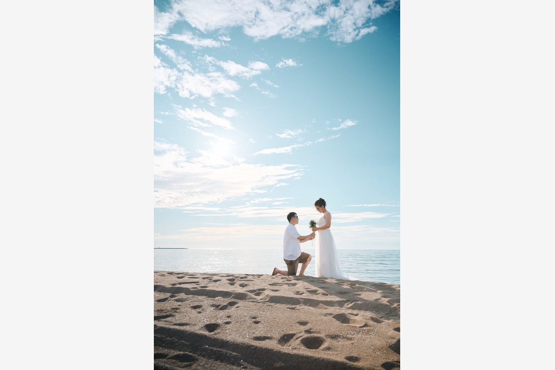 児玉 一成が撮影した写真のアルバム「ウェディング前撮り（内灘海岸）」