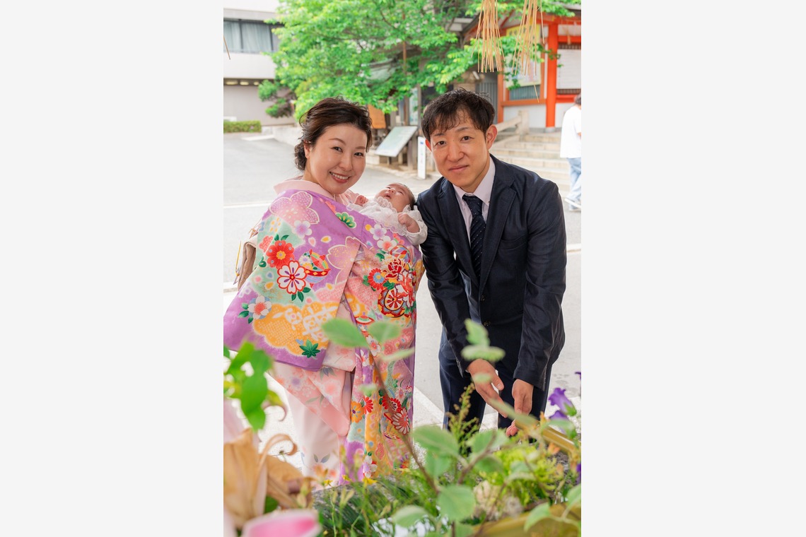 大對敏嗣が撮影した「お宮参り×七五三」の写真