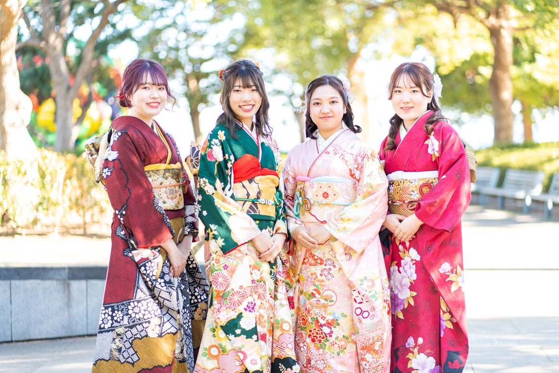 森元こずえが出張撮影した家族写真(キッズ,ベビーフォト)などが写った「成人式」の家族写真