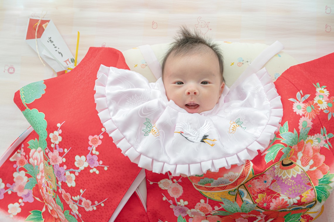 高木勇斗が出張撮影した家族写真(キッズ,ベビーフォト)などが写った「お宮参り」の家族写真