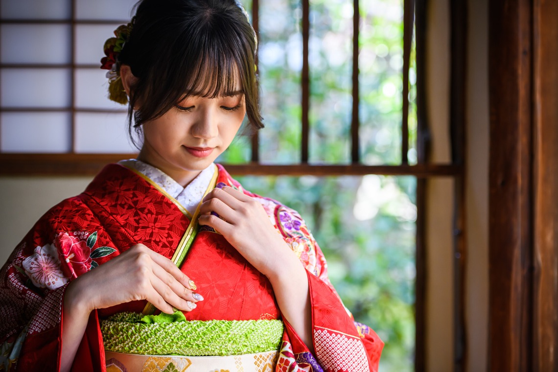 Visual Imagingが撮影した「振袖桜ロケーション撮影」の写真