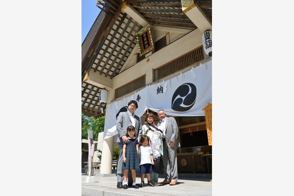 須貝フォトサービスが撮影した「お宮参り」の写真