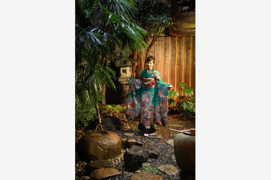 スマイルハンターが出張撮影した家族写真(キッズ,ベビーフォト)などが写った「成人式フォト」の家族写真