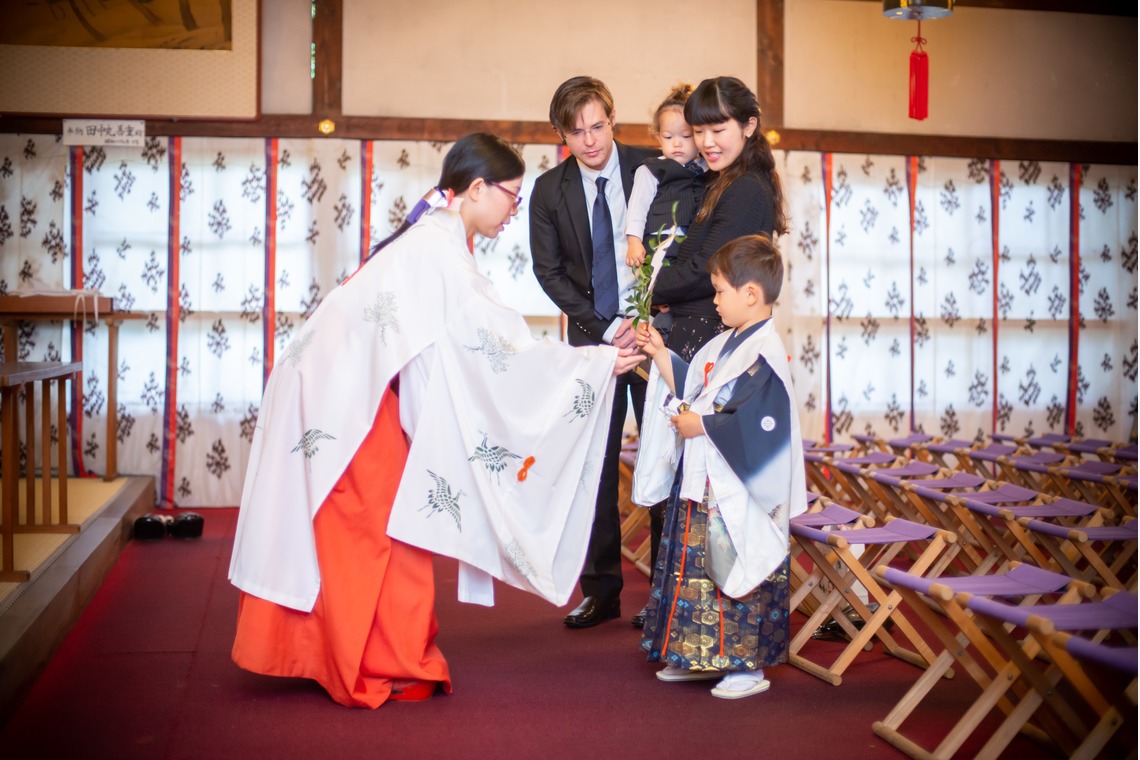 竹部 祐樹が出張撮影した家族写真(キッズ,ベビーフォト)などが写った「七五三＠佐世保[宮地嶽神社]」の家族写真