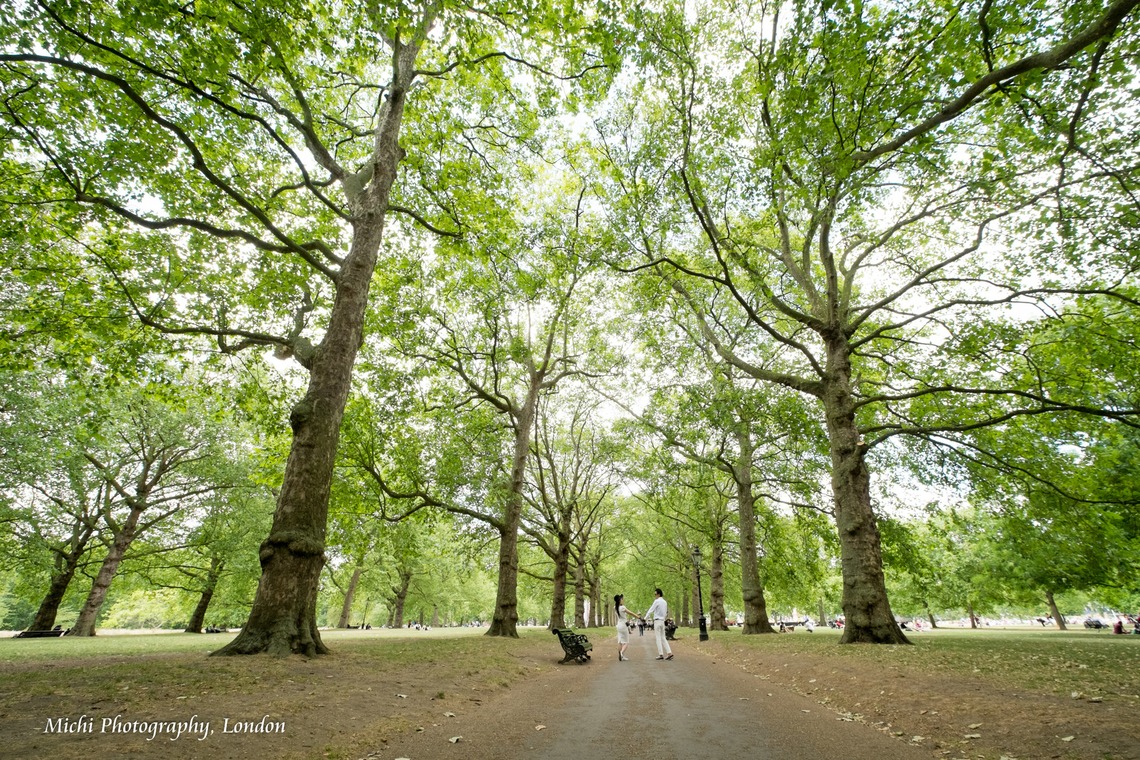 Michi Photographyが撮影した「ロンドンでのフォトウェディング」の写真
