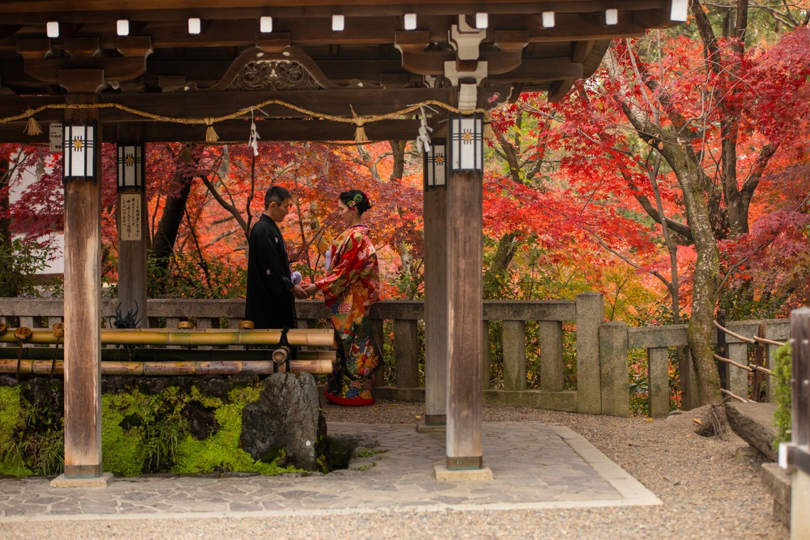 saruco(岩崎寿）が撮影した「秋の和装前撮り」の写真