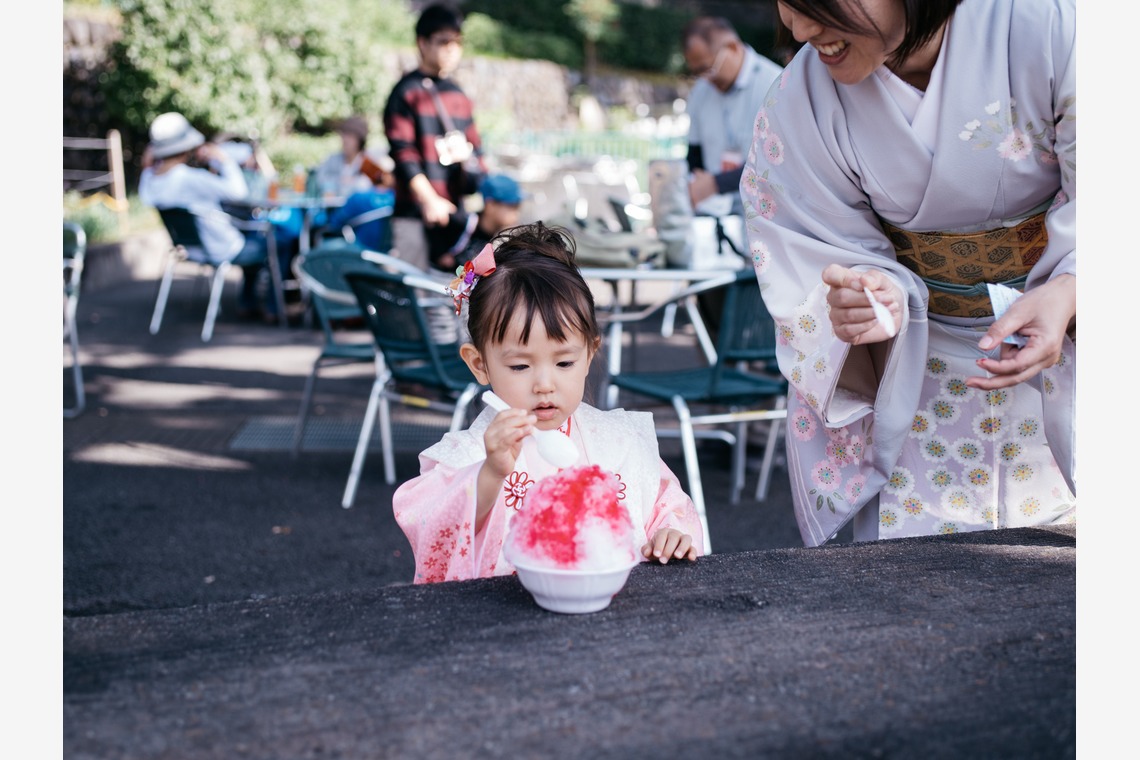 植村由理が出張撮影した家族写真(キッズ,ベビーフォト)などが写った「七五三　＠前橋東照宮」の家族写真