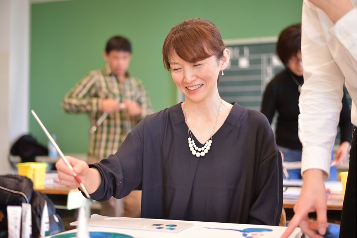 メンターポジションが撮影した「点画教室」の写真