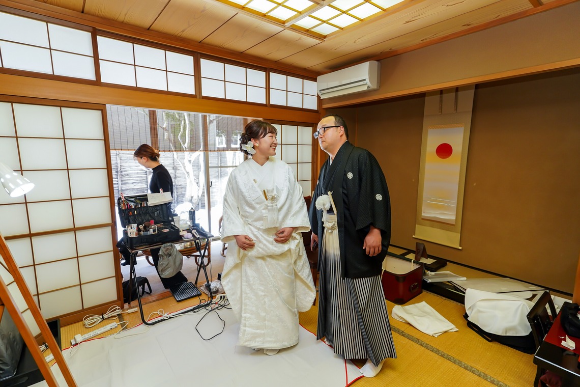 スタジオ　まるが撮影した「結婚式出張撮影（和装）」の写真