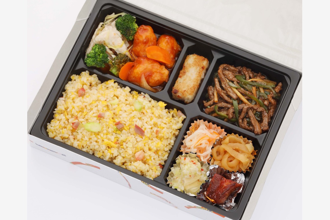 森安　照が撮影した「和食弁当・洋食弁当・中華弁当」の写真