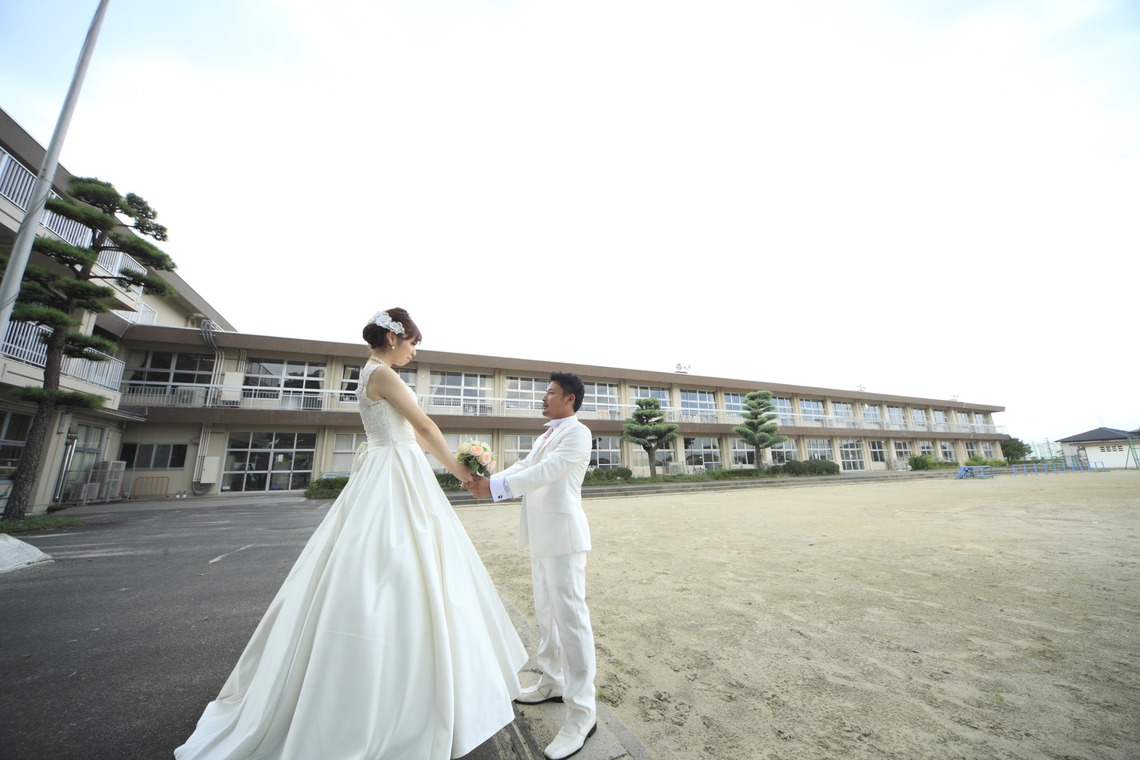 ウェディングMuskatDue (山田隆)が撮影した「岐阜県輪之内の学校校舎」の写真