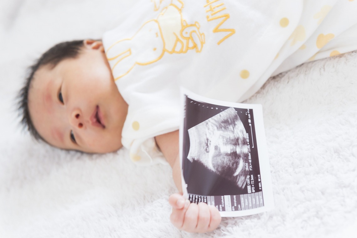 24to Produceが撮影した「ニューボーンフォト」の写真