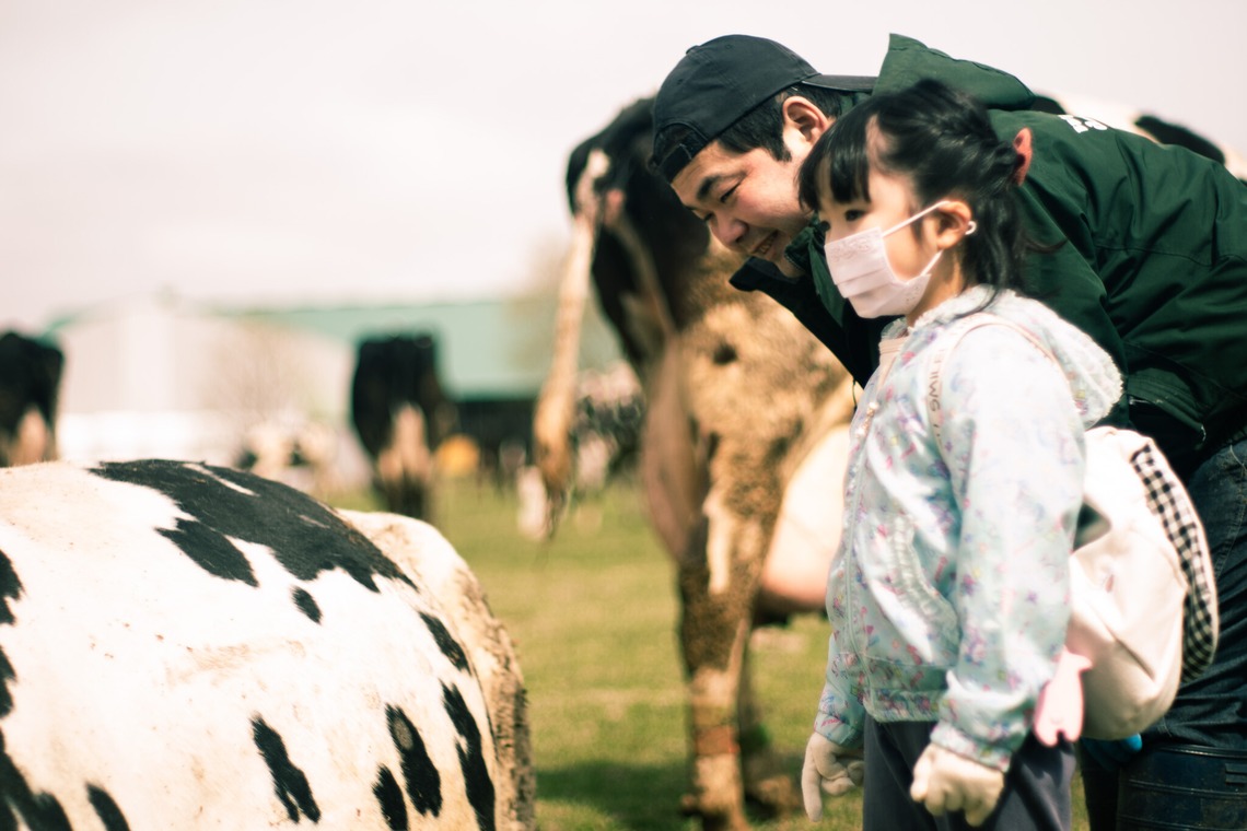 神部葵が撮影した「菊地ファーム　春の初放牧公開イベント」の写真