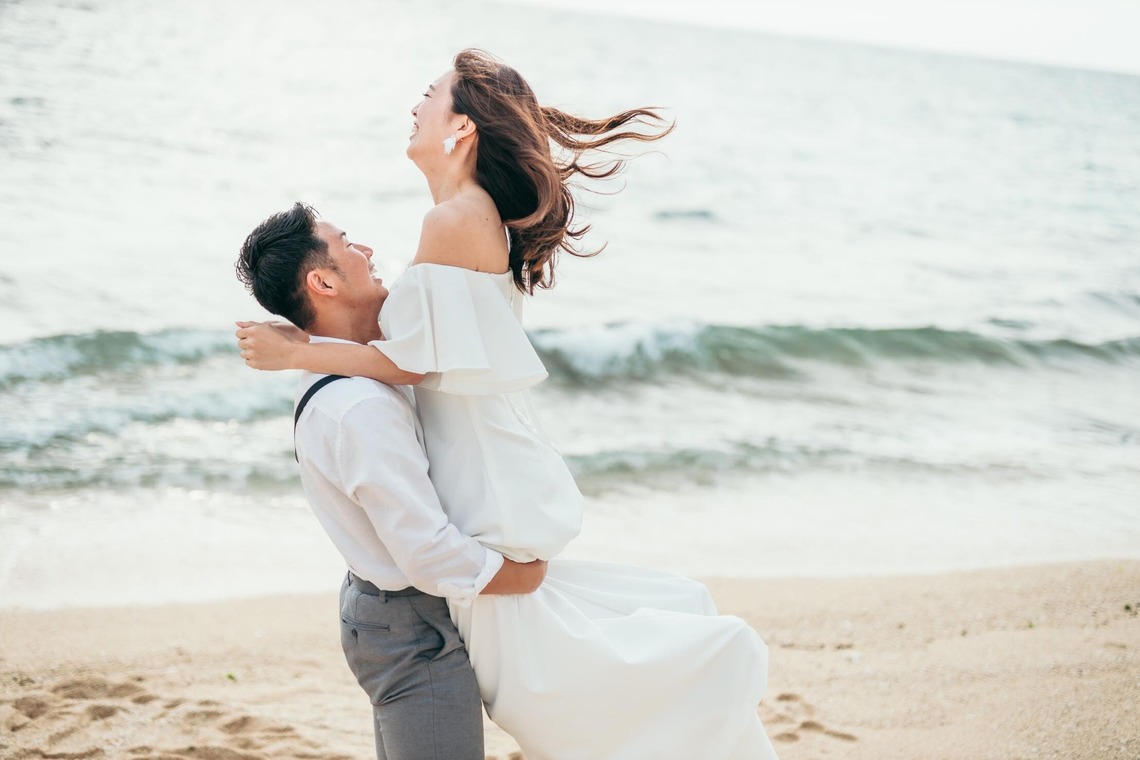 ポートレート沖縄が撮影した「ビーチフォトウエディング」の写真