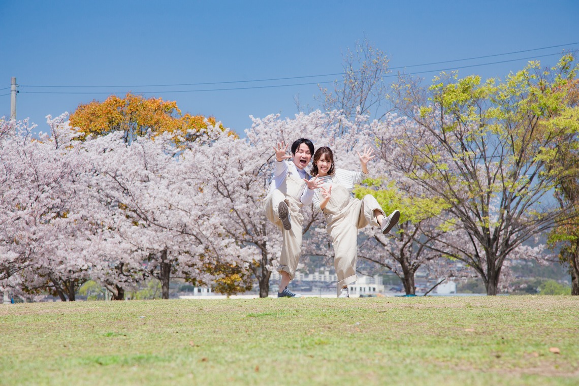 フォトタイムズが撮影した写真のアルバム「ブライダル撮影（桜ロケ）」