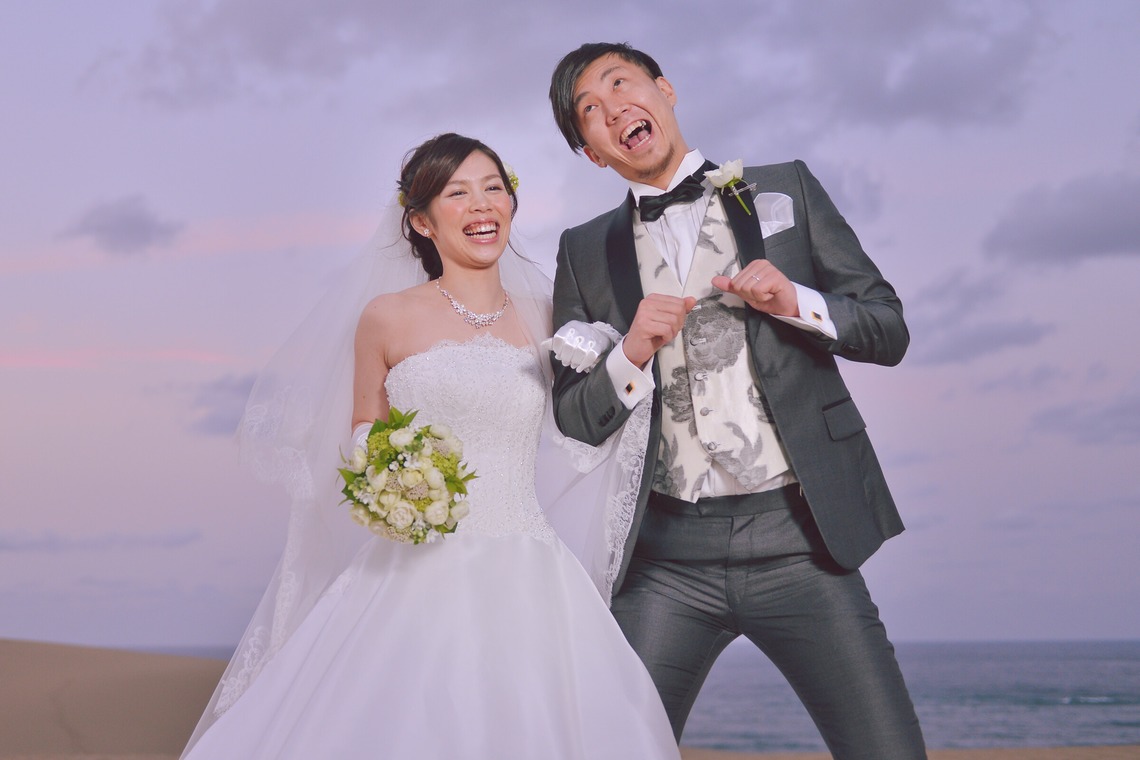 谷口　雄一が撮影した「鳥取砂丘のウェディングフォト」の写真