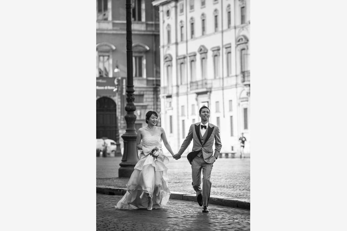 Kyoko Ide Photographyが撮影した「ローマフォトウェディング- トレビの泉、スペイン広場、ポポロ広場、ナボーナ広場、パンテオン」の写真