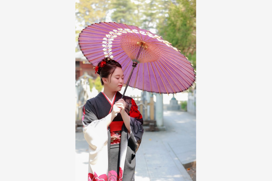 黒澤正彦が撮影した「成人式前撮り撮影（群馬県高崎市　進雄神社　４月撮影）」の写真