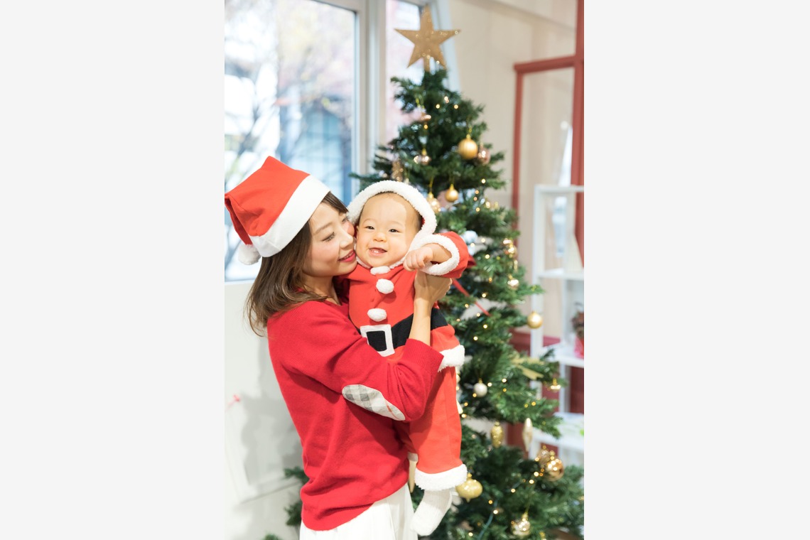 髙栁豪志が出張撮影した家族写真(キッズ,ベビーフォト)などが写った「クリスマス撮影会2」の家族写真