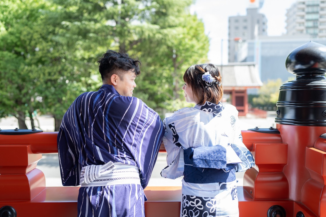 大木千帆が撮影した「着物街歩きポートレート」の写真