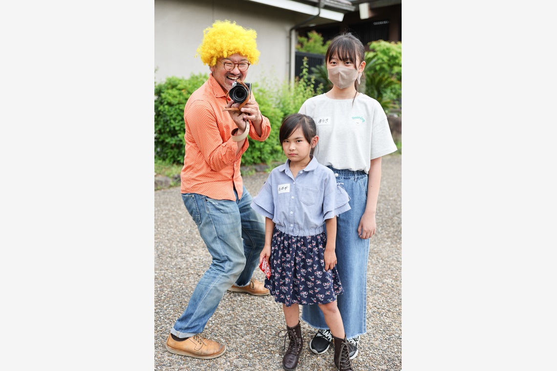 ちずカメラが撮影した「写真家　橘田龍馬さんの子供写真教室の様子」の写真