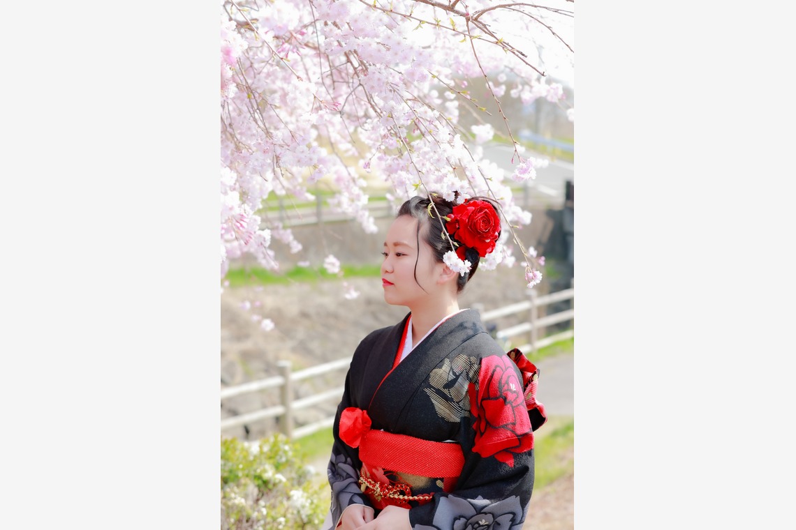 黒澤正彦が撮影した「成人式前撮り撮影（群馬県高崎市　進雄神社　４月撮影）」の写真