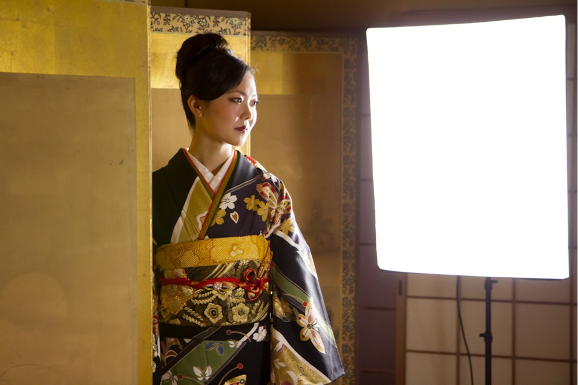 スマイルハンターが出張撮影した家族写真(キッズ,ベビーフォト)などが写った「成人式フォト」の家族写真