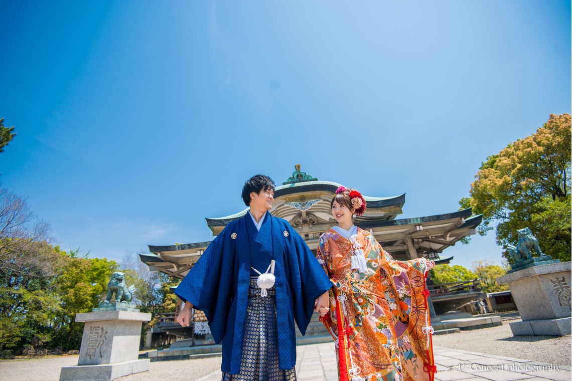 U-CONCENT (香川裕貴)が撮影した「和装ロケーション前撮り_大阪城公園」の写真