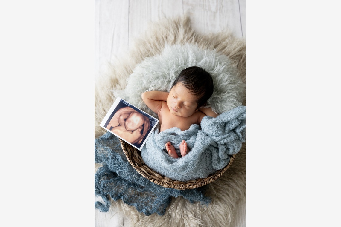 photo booが撮影した「ニューボーンフォト」の写真