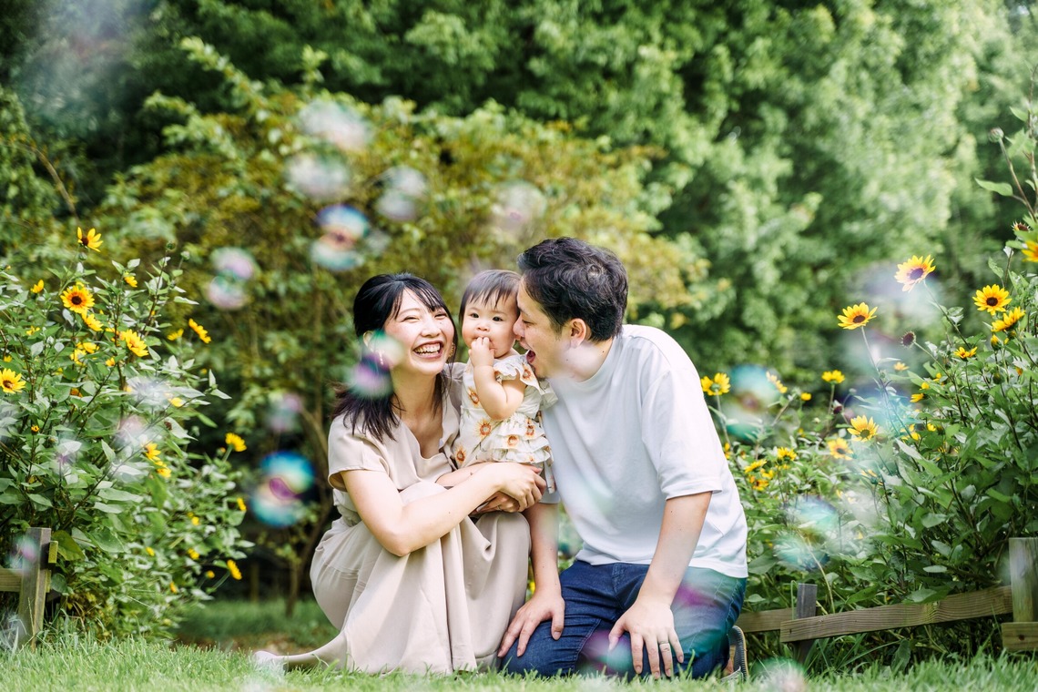Yossyが出張撮影した家族写真(キッズ,ベビーフォト)などが写った「ファミリー」の家族写真