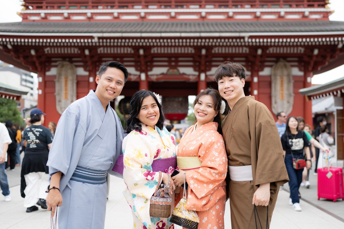 大木千帆が撮影した「着物街歩きポートレート」の写真