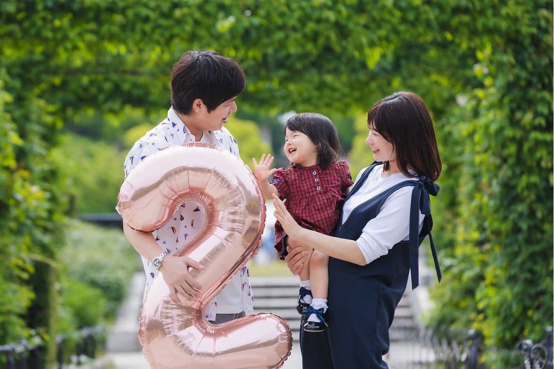 Minminが出張撮影した家族写真(キッズ,ベビーフォト)などが写った「家族写真」の家族写真