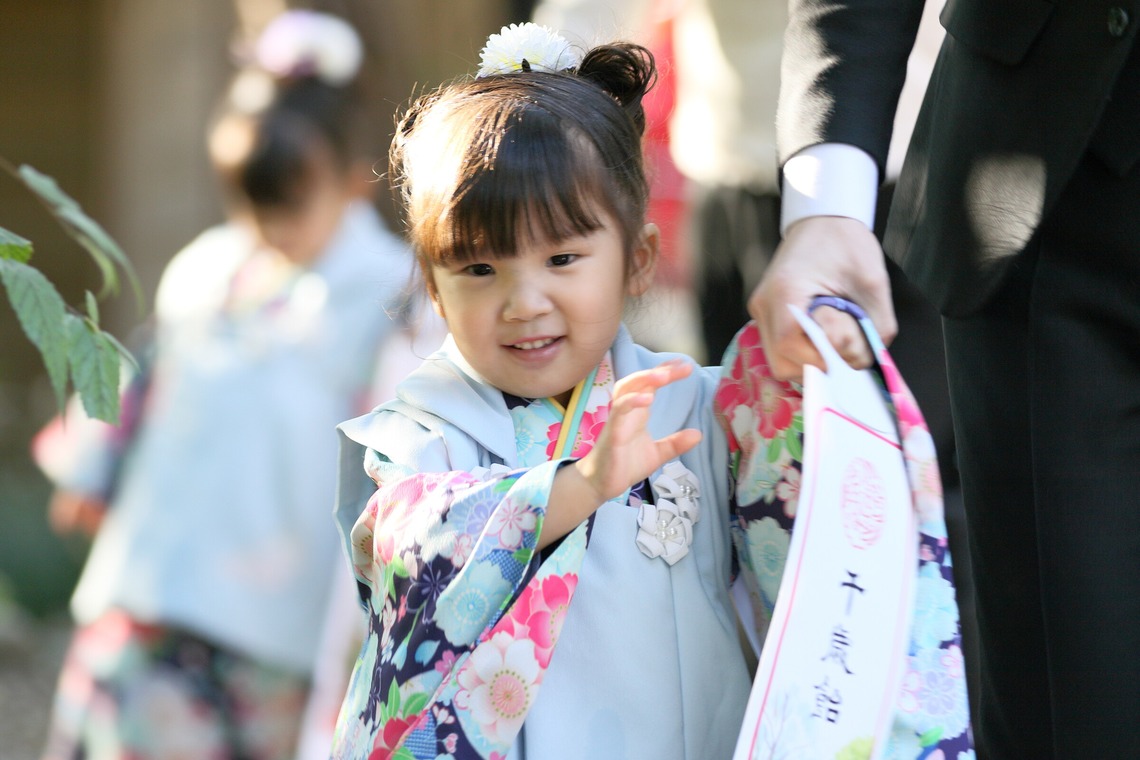 竹迫義文が撮影した「七五三」の写真