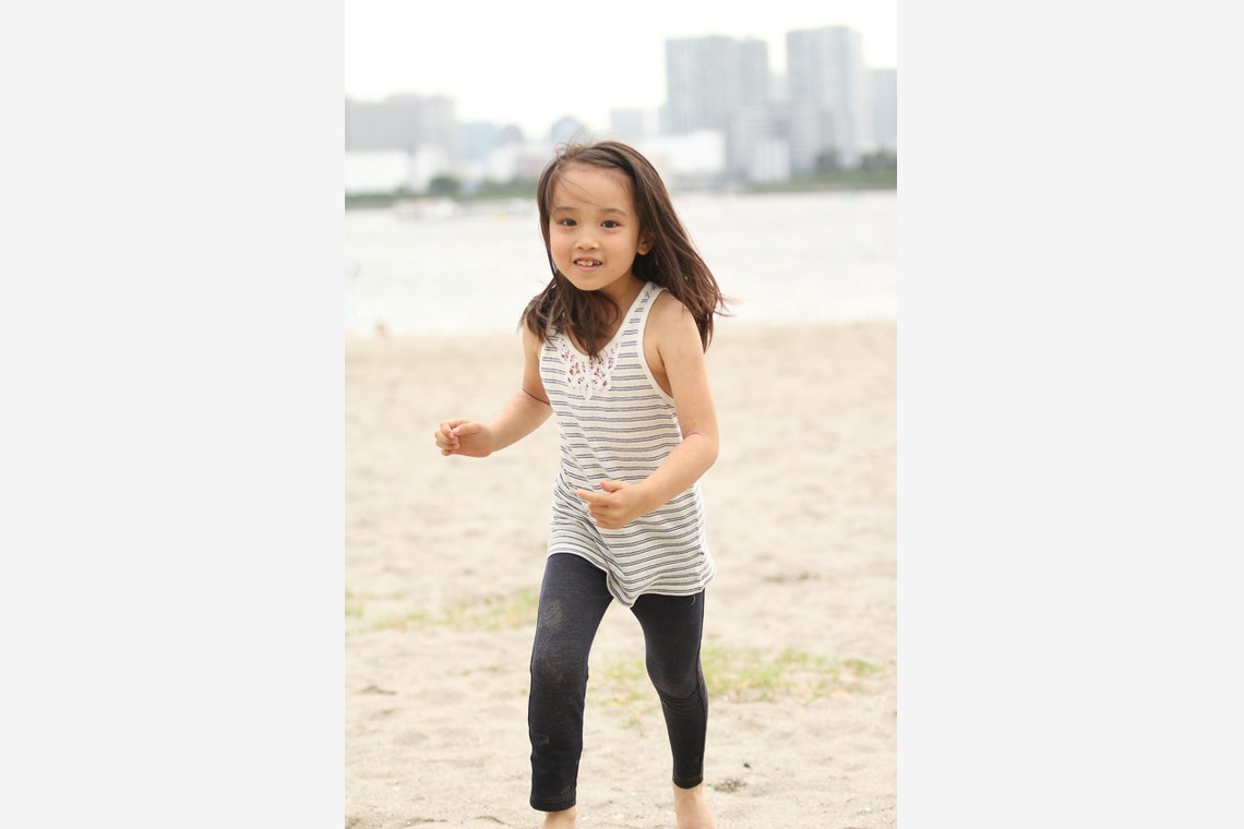 今井写真事務所　今井　良が撮影した「お台場での家族撮影」の写真