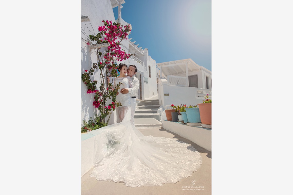 Olga Chalkiadakiが撮影した「サントリーニウェディング写真」の写真