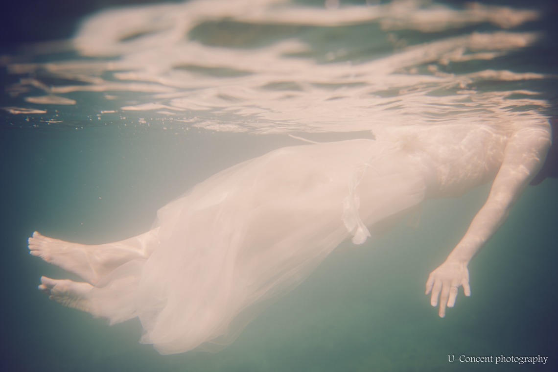 U-CONCENT (香川裕貴)が撮影した「水中ウェディング写真_和歌山、福井県」の写真