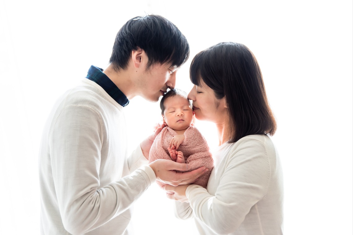 サキヤマ リエが撮影した写真のアルバム「ピンク系・オーロラ姫風・女の子のニューボーンフォト 」