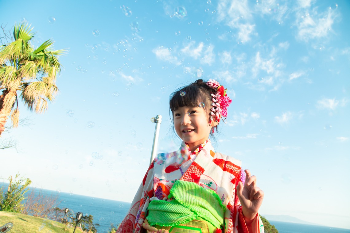 ゆのみふぉとが撮影した「七五三のお写真（人見知りの子供）」の写真